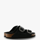 Black sandals, side view