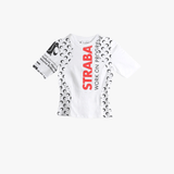White t-shirt, front view