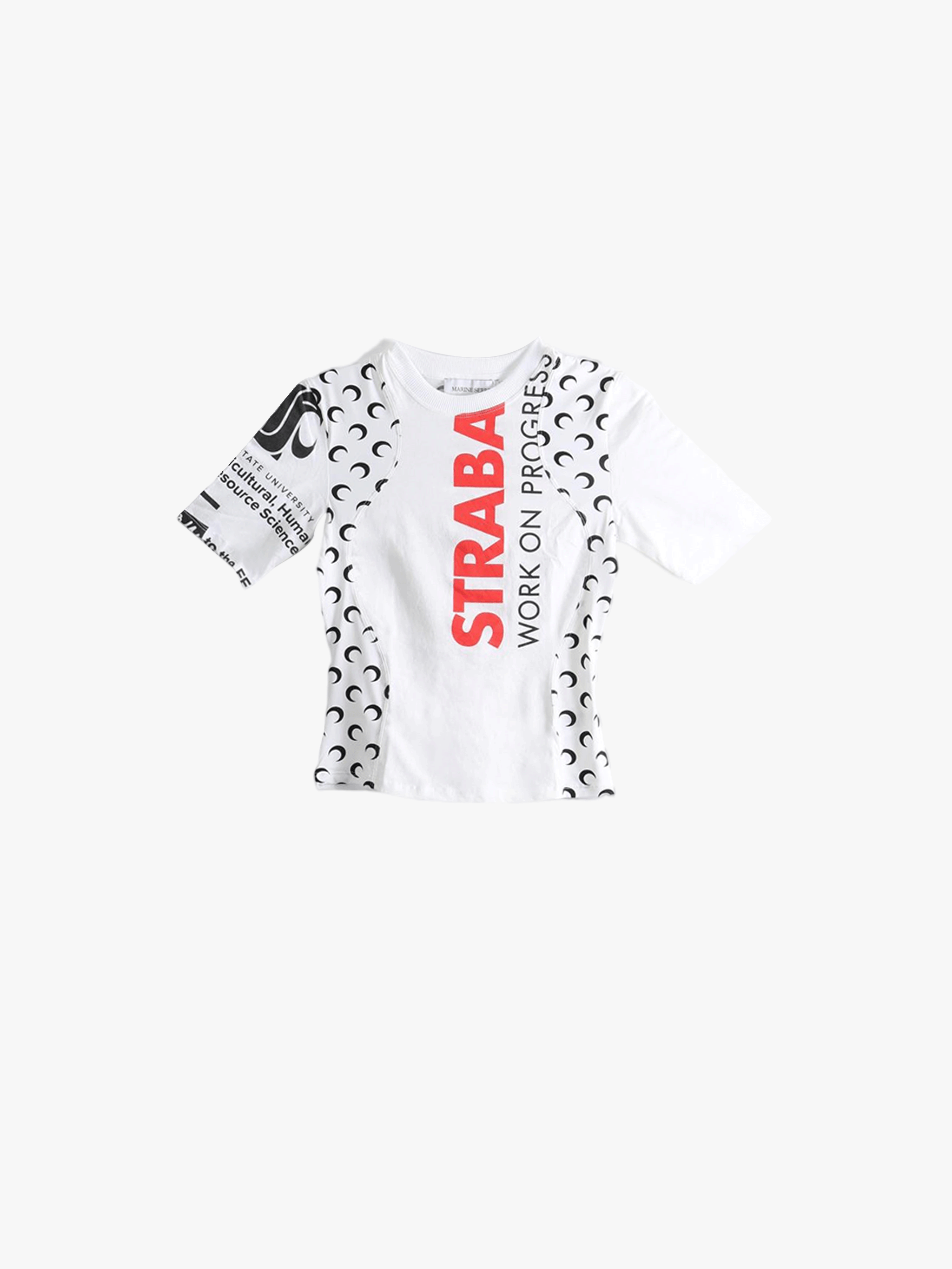 White t-shirt, front view