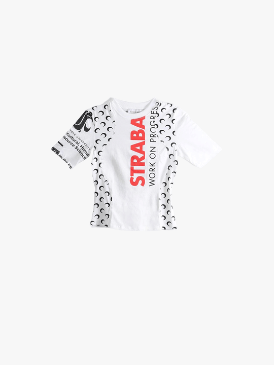 White t-shirt, front view