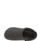 Black sandals, side view