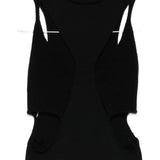 Black top, front view