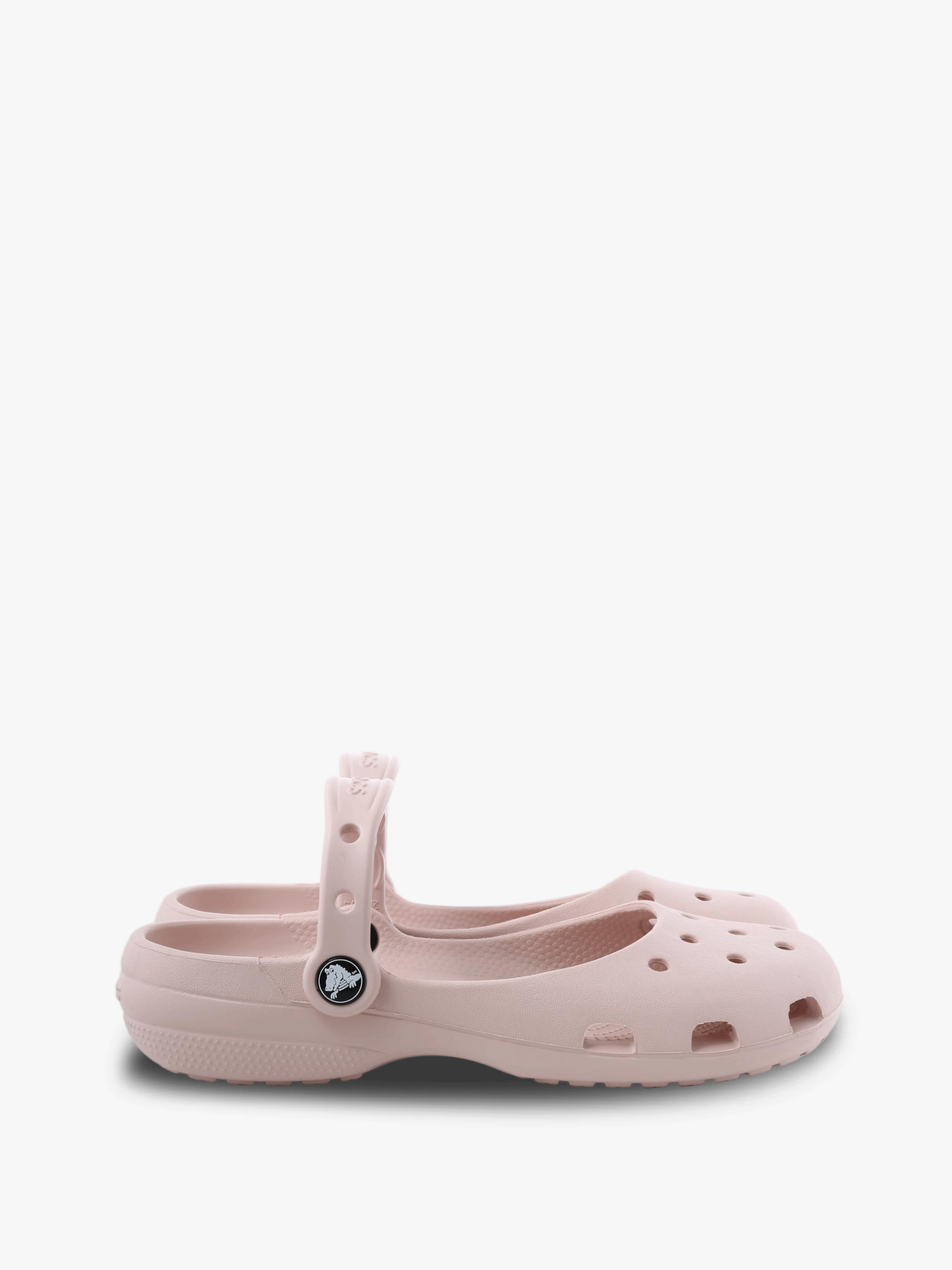 Pink shoes, front view