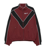 Burgundy jacket, front view