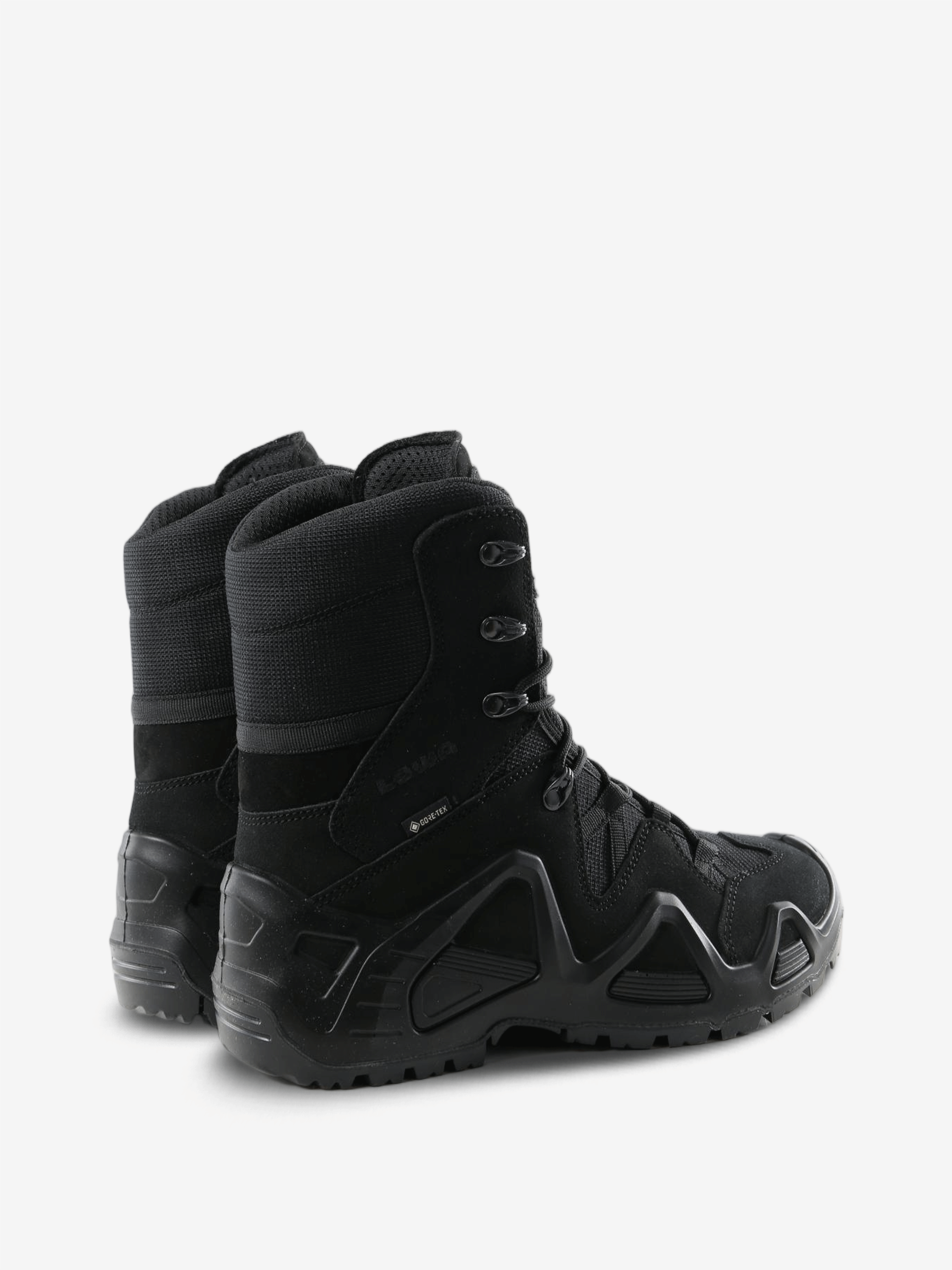 Black boots, side view