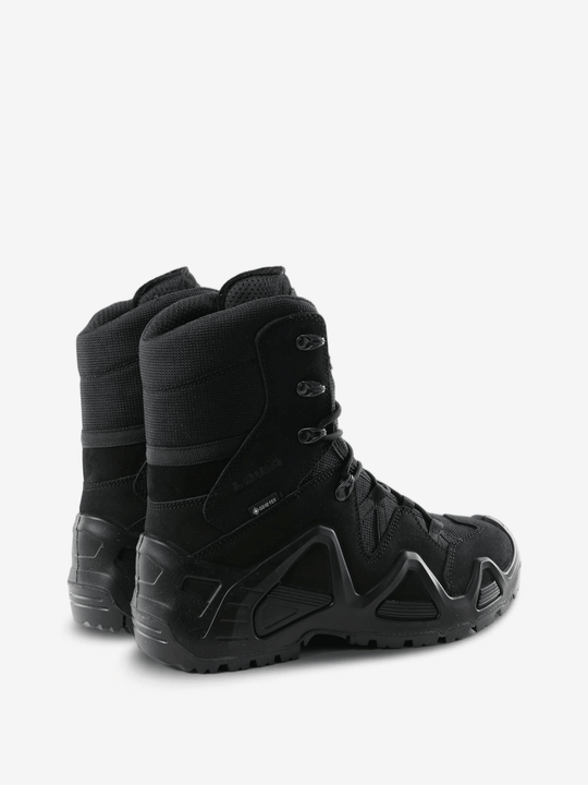 Black boots, side view