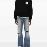 black sweat, full body view