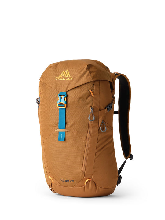 Tan bag, front view