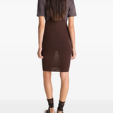 Brown dresses, full body view