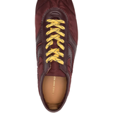 Brown sneakers,,front view