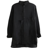 Black shirt, front view