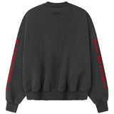 Grey sweatshirt, back view