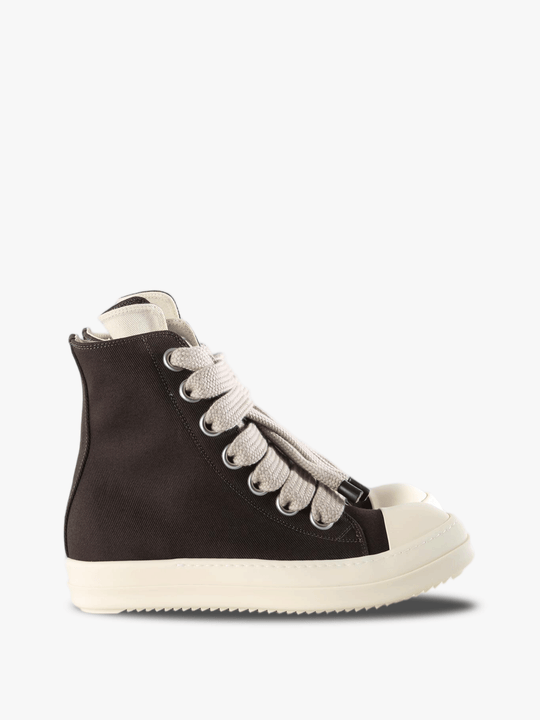 Brown shoes, side view