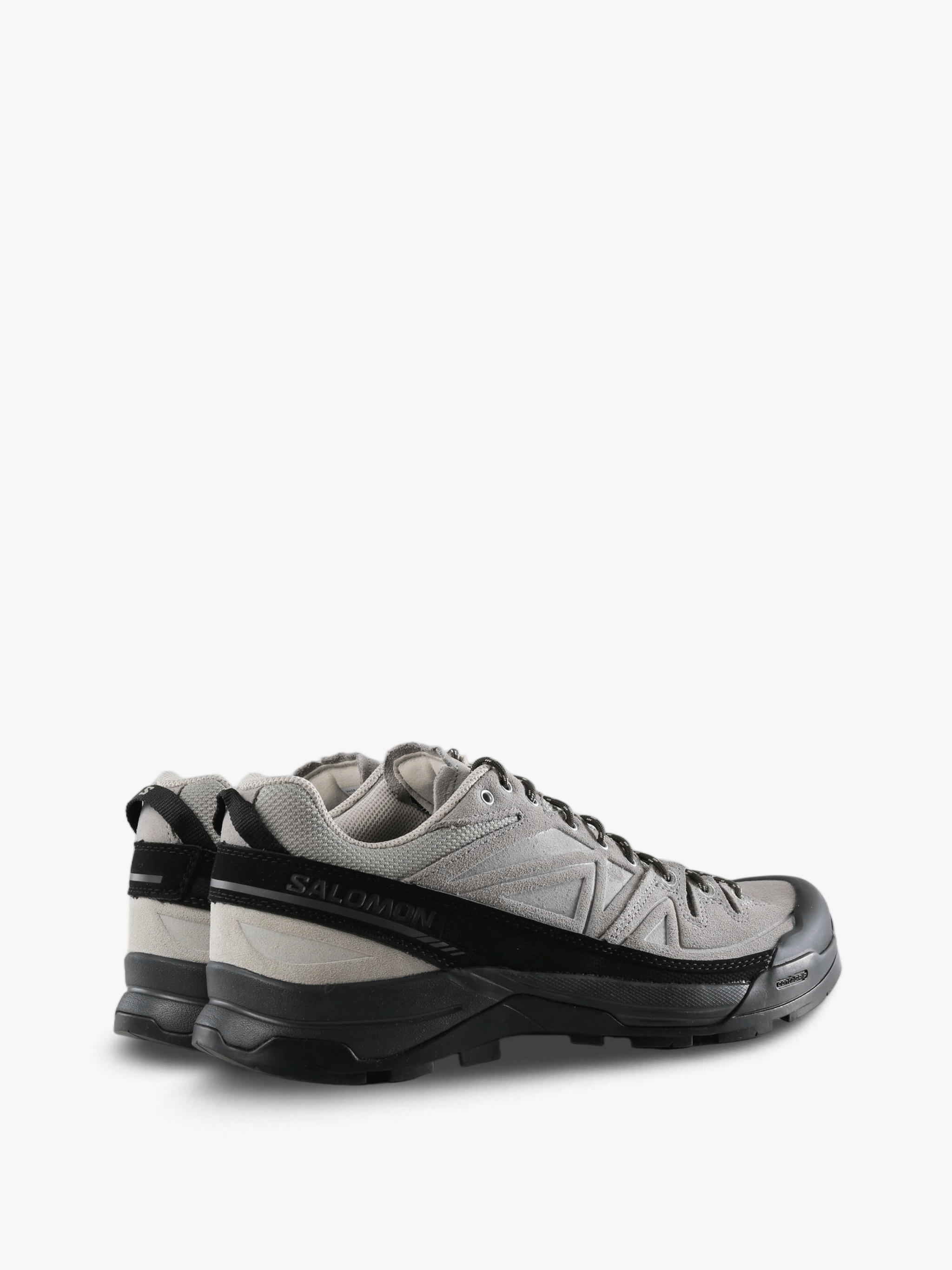 Grey shoes, side view