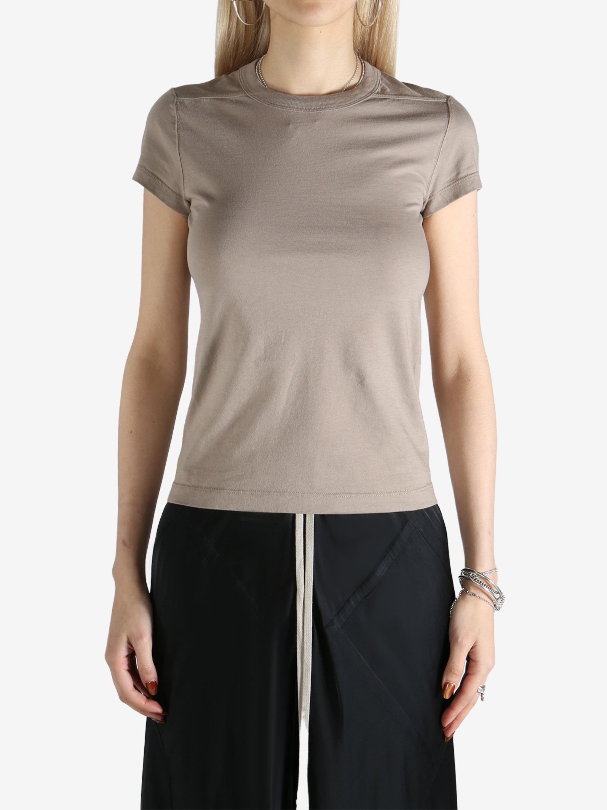 RICK OWENS - Women Cropped Level T-shirt – Atelier New York