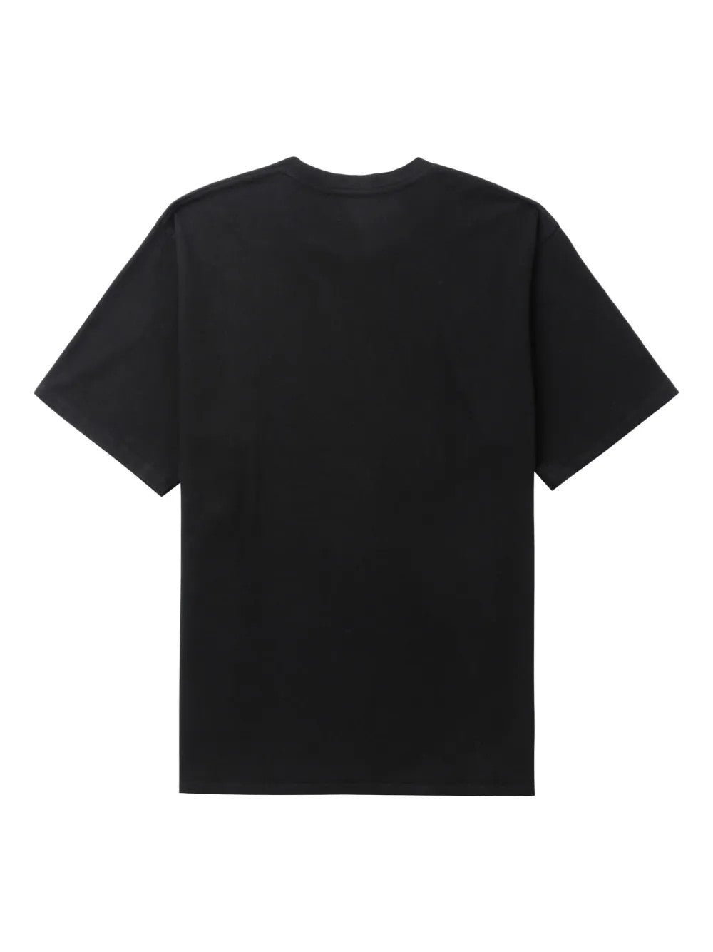 Black t-shirt, back view
