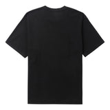 Black t-shirt, back view