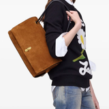 Brown bags, full body view