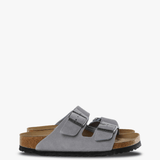 Grey sandals, side view
