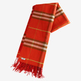 red scarf, front view
