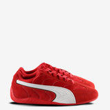 Red sneaker, side view