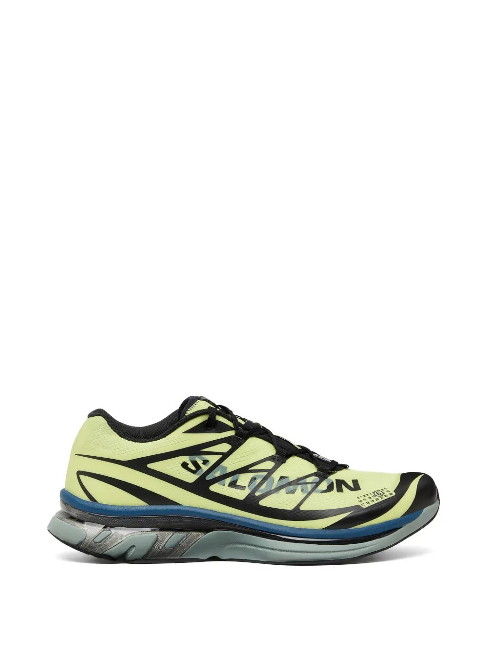 Yellow sneakers, front view