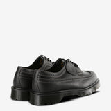 Black derby, back view