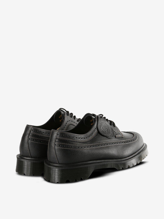 Black derby, back view