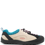 Tan sneakers, front view