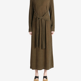 Brown dress, front view