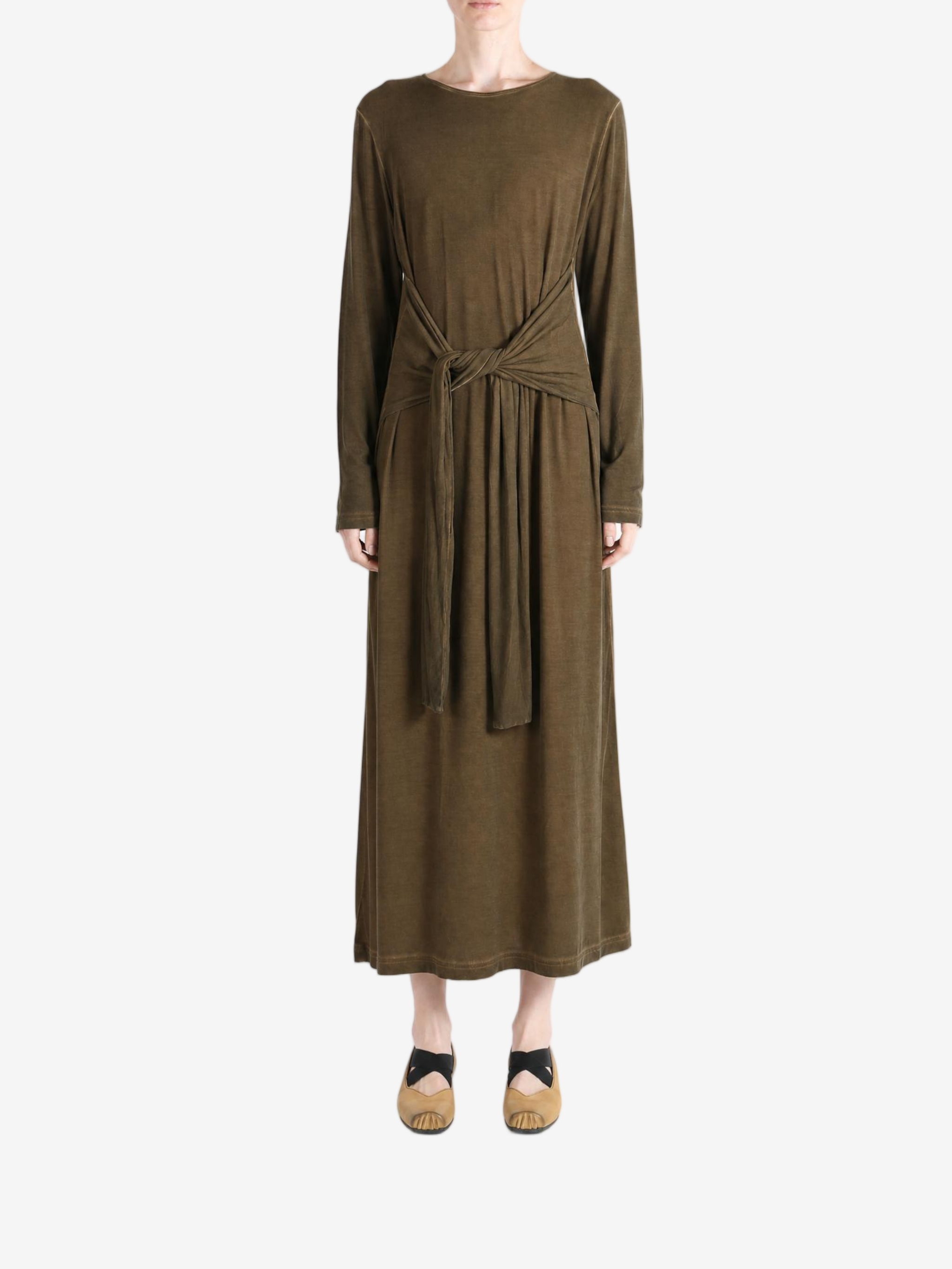 Brown dress, front view
