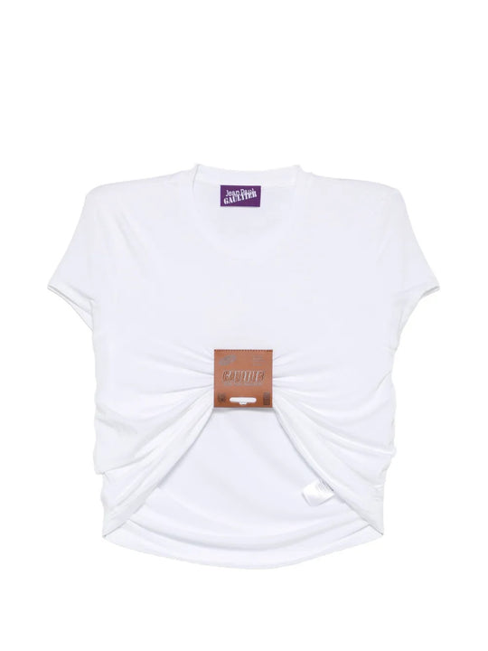 White t-shirt, front view