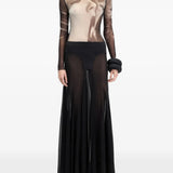 Black top, full body view