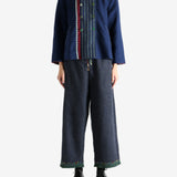 Navy jacket,full body view