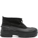 Black boots, front view