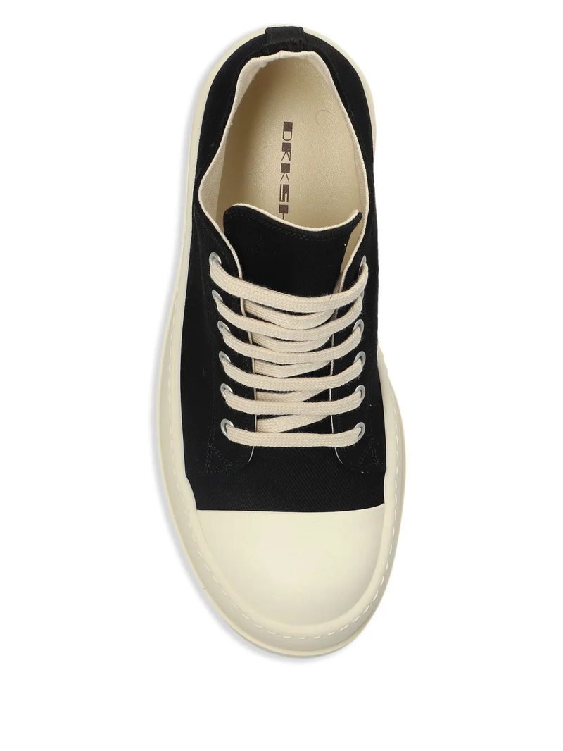 RICK OWENS DRKSHDW - Women Denim Double Bumper Low Sneakers