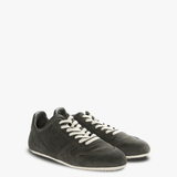 Dark gray sneakers,side view