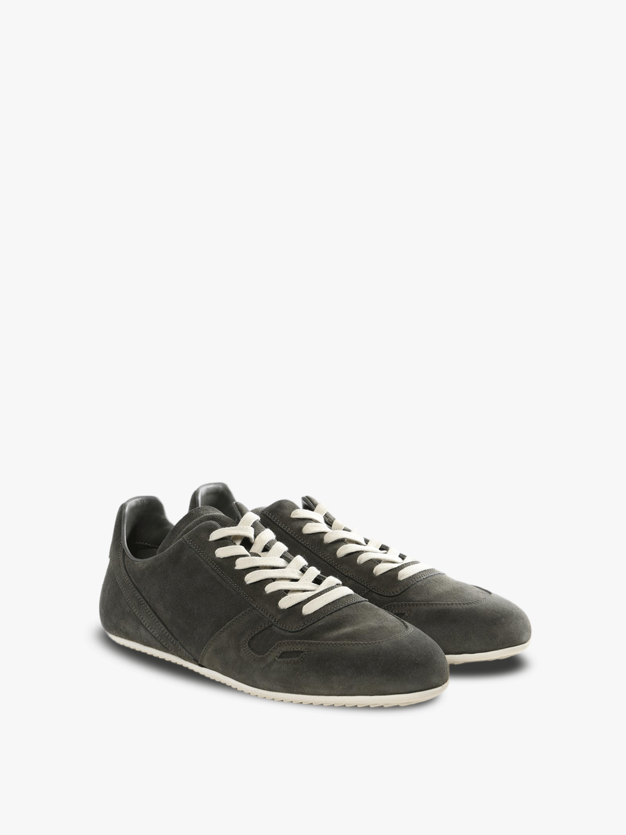 Dark gray sneakers,side view