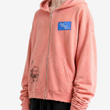 Black hoodie worn by a person, showing the hoodie fit