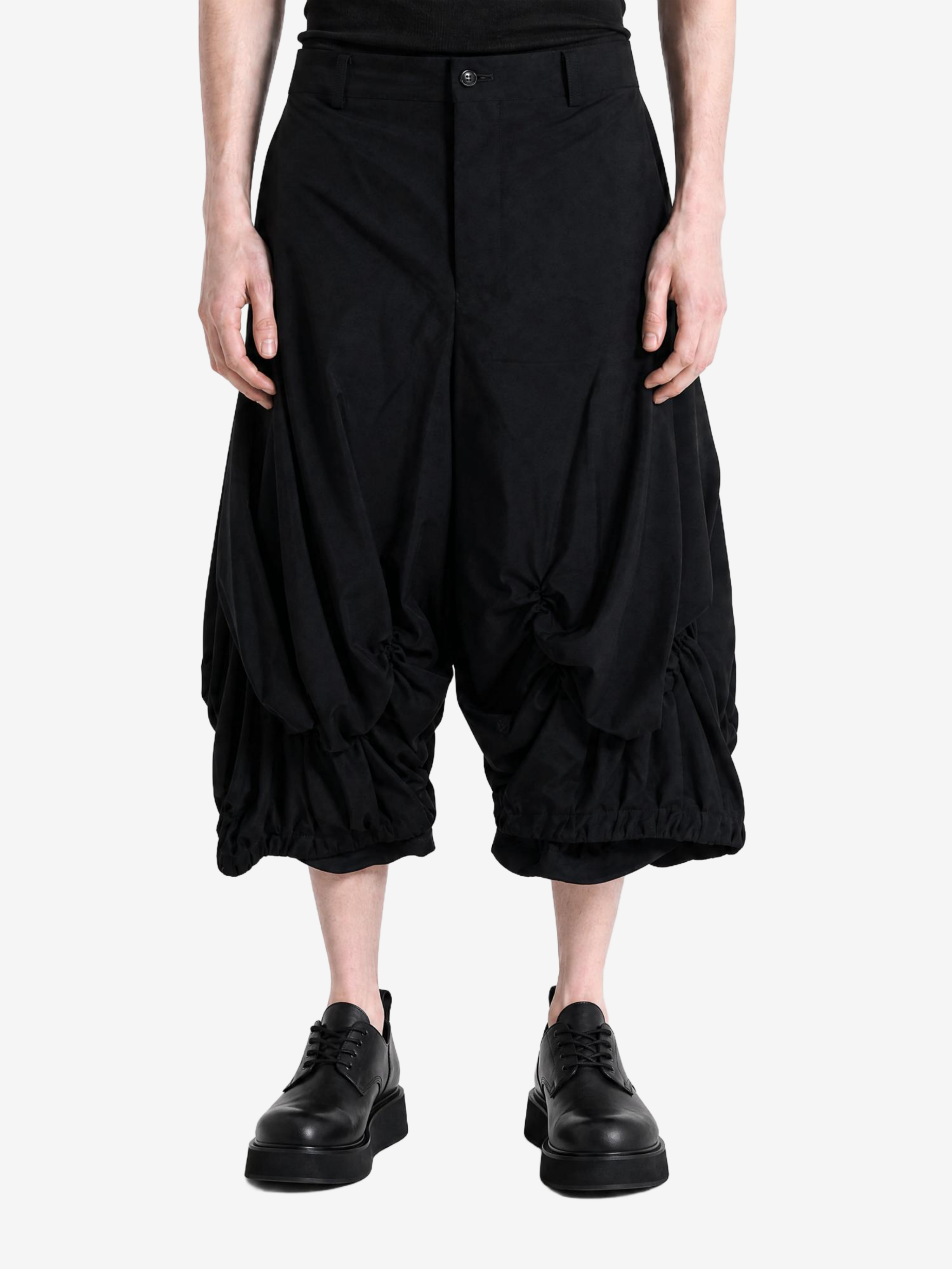 Black pants, full body view