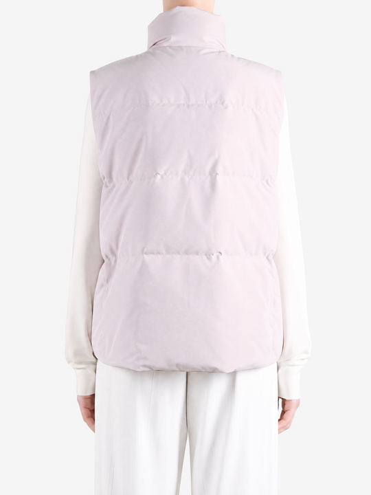 Pink top worn by a person, showing the top fit