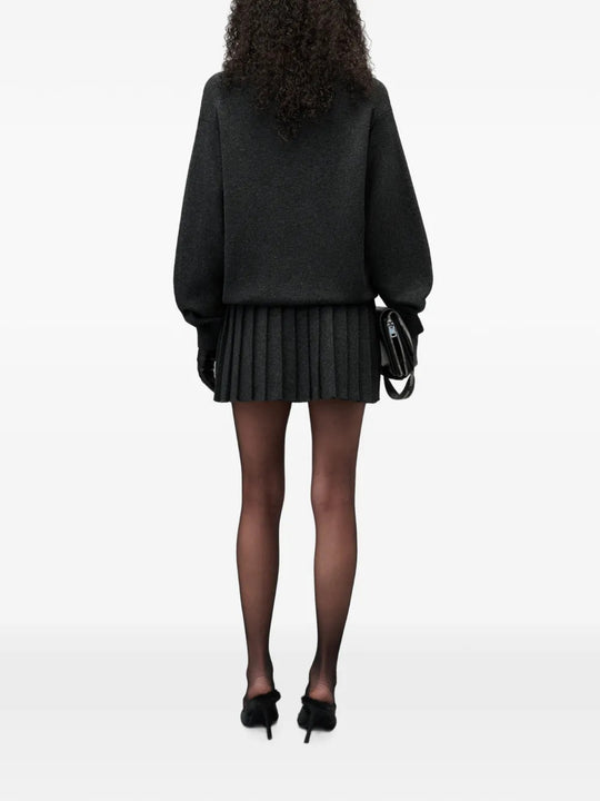 Black dress, full body view