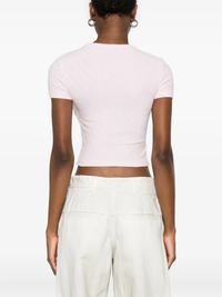 T BY ALEXANDER WANG - Women Crew Neck Short Sleeve Baby Tee