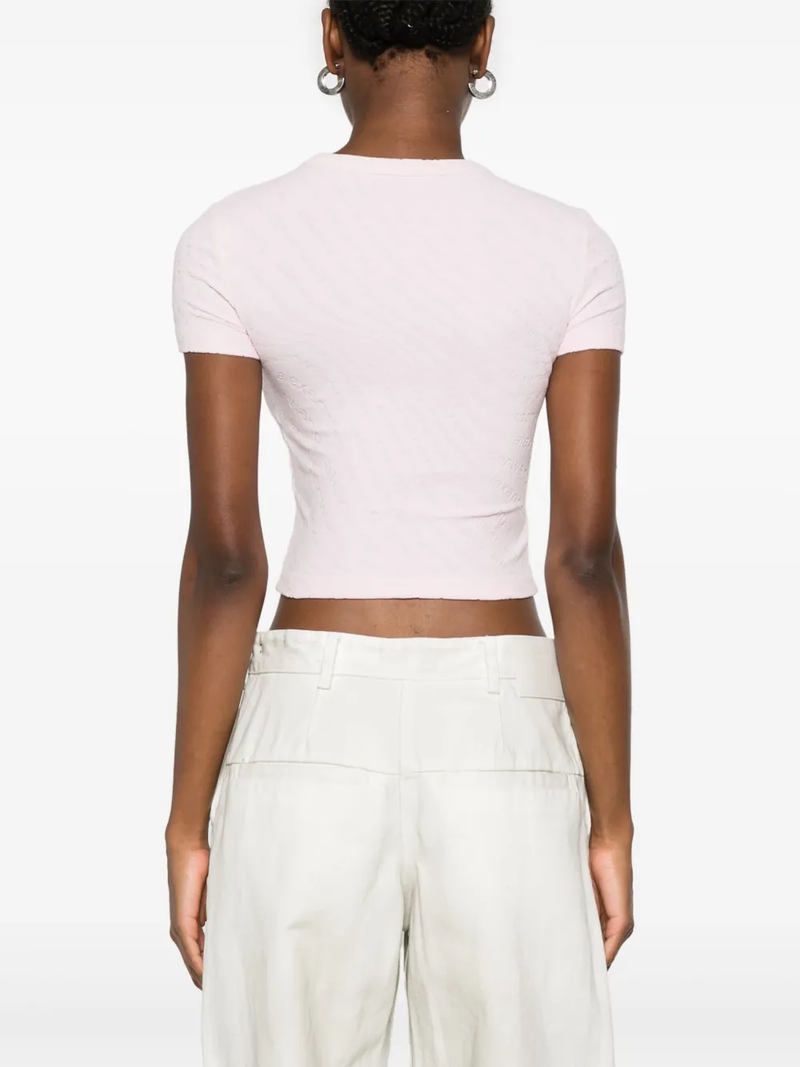 T BY ALEXANDER WANG - Women Crew Neck Short Sleeve Baby Tee