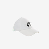 White hat, side view