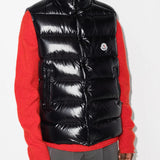 Black jacket worn by a person, showing the jacket fit