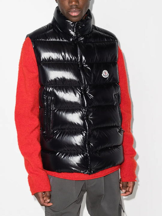 Black jacket worn by a person, showing the jacket fit