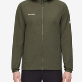 Green jacket, full body view