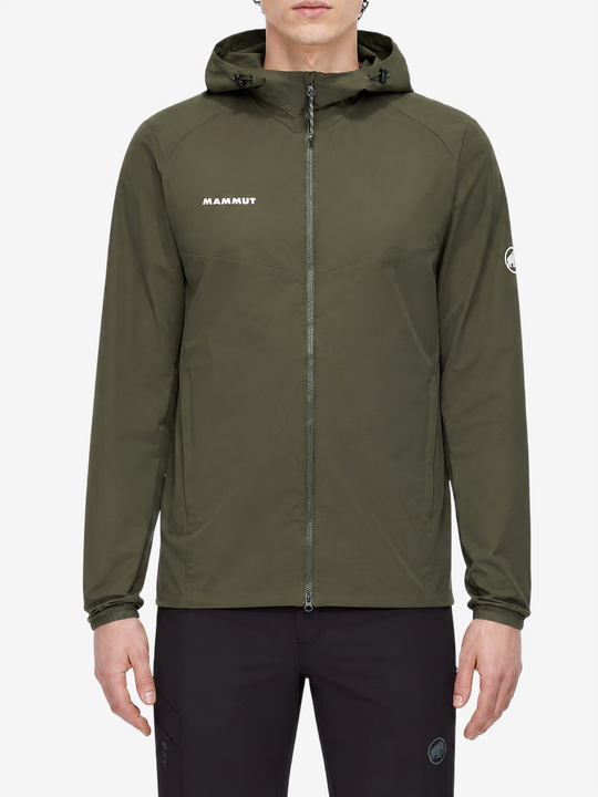 Green jacket, full body view