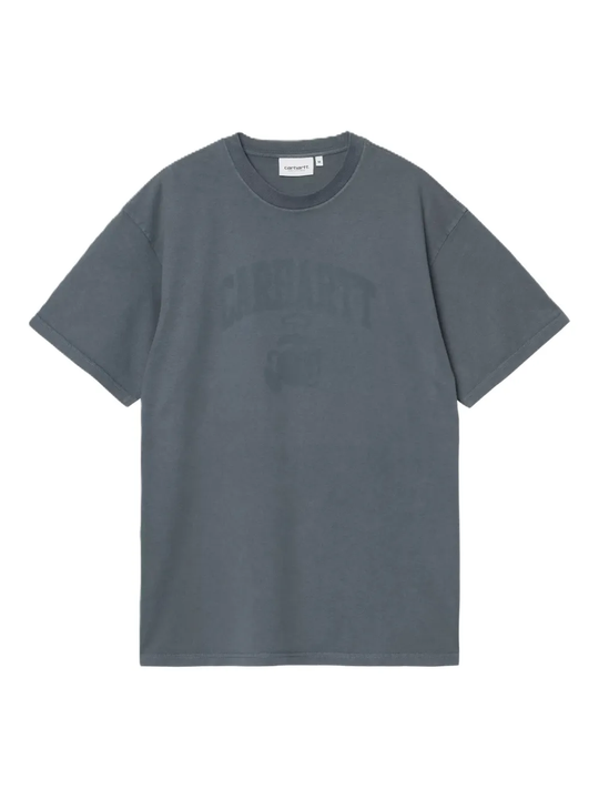 grey t-shirt, front view